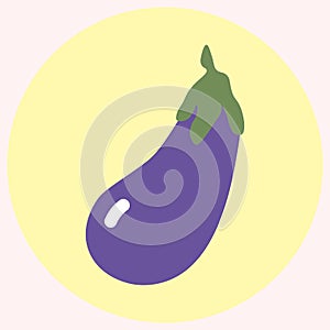 Vector illustration Eggplant icon