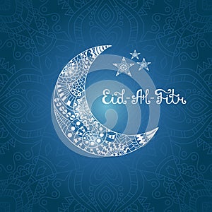 Vector Illustration Eid al Fitr. photo