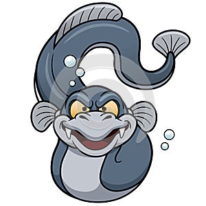 Electric eel cartoon photo