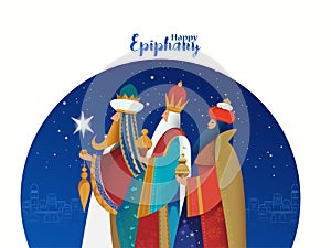 Vector illustration of Epiphany, a Christian festival photo