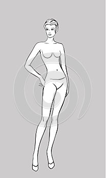 Female Fashion Figurine photo