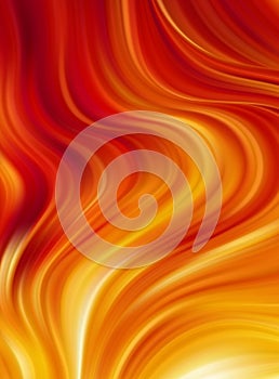 Vector illustration: Fire flame texture background. Modern color abstract poster template
