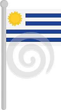 Uruguay flagpole photo