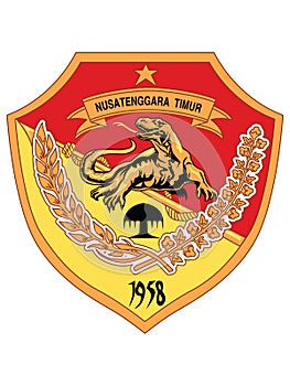 Coat of Arms of East Nusa Tenggara photo