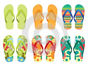 Vector Illustration of Flip flop