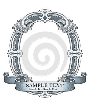 Vintage Frame vector #1027