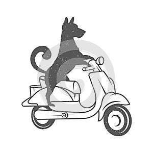 Vector Illustration Funny Dog