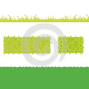 Vector Illustration Of Grass_3