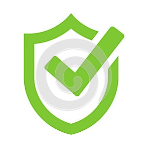 Shield security tick icon