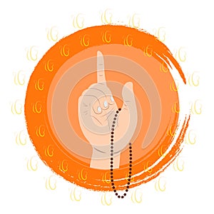 Vector Illustration for Guru Nanak Jayanti the birth anniversary of Guru Nanak dev ji photo