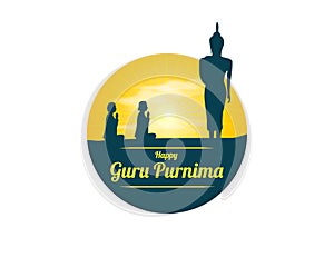 Vector Illustration for Guru Purnima