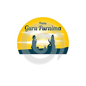 Vector Illustration for Guru Purnima