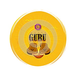 Vector Illustration for Guru Purnima Celebration da photo