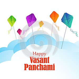 Vector illustration of Happy Basant Panchami