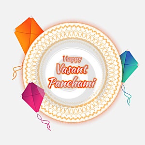 Vector illustration of Happy Basant Panchami