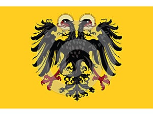 Banner of the Holy Roman Emperor with Haloes from 1400 to 1806 photo
