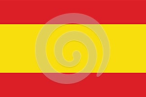 Civil Flag of the Francoist Spain from 1936 to 1938 photo