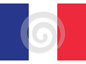 Current Flag of France photo