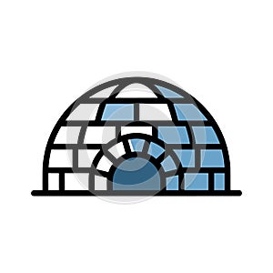 Vector Illustration of an Igloo