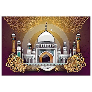 vector illustration image of happy Eid al-Fitr