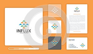 Vector Illustration Influx Logo Design