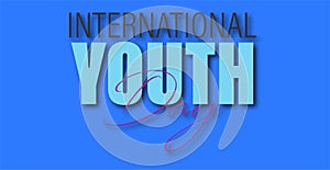 Vector Illustration of International Youth Day 12th August