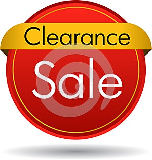 Clearance sale web button