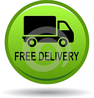Free delivery web button