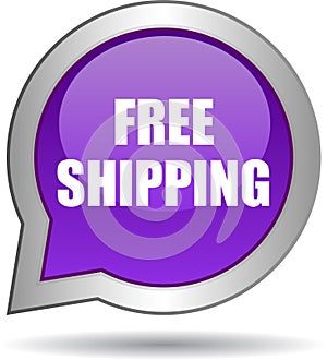 Free shipping web button