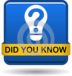 Question bulb icon blue