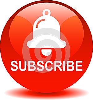 Subscribe now icon web button red