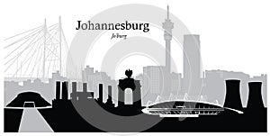 Vector Illustration of Johannesburg photo
