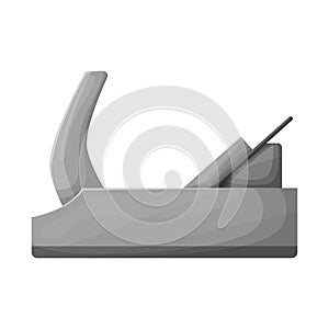 Vector illustration of jointer and tool icon. Web element of jointer and instrumen stock vector illustration.