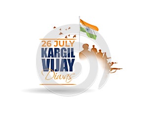 Vector Illustration for Kargil Vijay Diwas