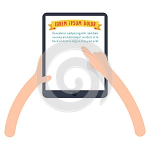 Vector Illustration Of Kids Technology