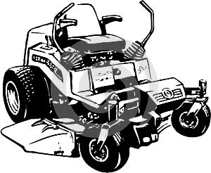 Lawn Mower Illustration