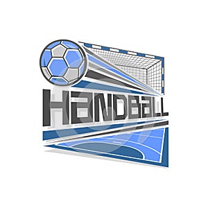 Vector illustration for logo of handball