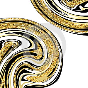 Vector Illustration of Marbling Texture.