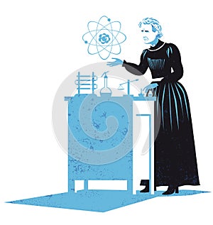 Marie Curie scientist, radioactivity, nobel prize photo