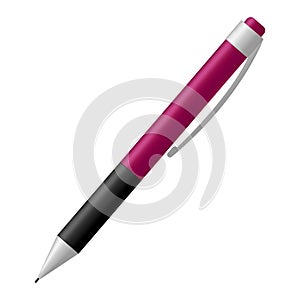 Vector illustration of mechanical pencil