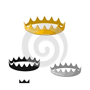 Vector illustration of medieval and nobility icon. Set of medieval and monarchy stock vector illustration.