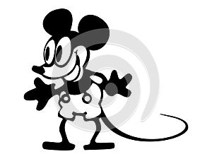 Vector illustration of Mickey Mouse 1928