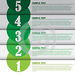 Vector Illustration, Modern Infographic Banner for Creative Work