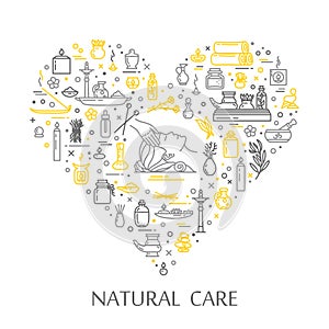 Vector illustration - Natural care