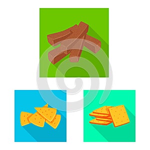 Vector illustration of Oktoberfest and bar icon. Collection of Oktoberfest and cooking stock symbol for web.