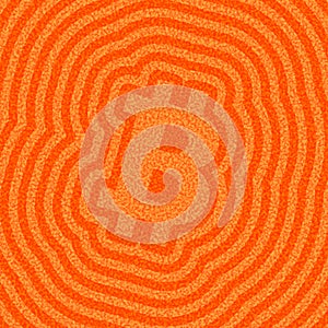 Orange Bitcoin Symbol in Ripple Waves photo