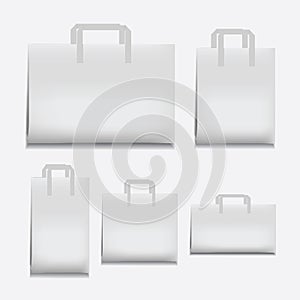 Vector Illustration Paper Shopping Bag