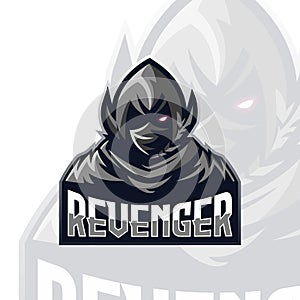 Vector Illustration Phantom Revenge Logo Mascot