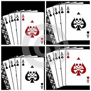 Deadman Hand Playing Cards photo