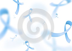 Vector illustration of prostate cancer background